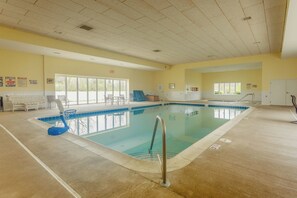 Indoor pool for guests open all year round!