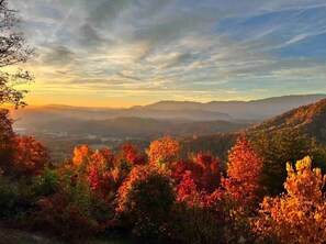 Incredible autumn colors during the fall.