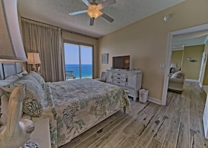 Gulf front master bedroom