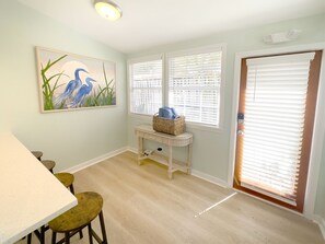 Entrance from back deck