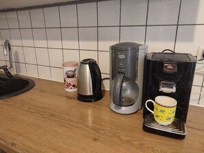 Kaffe och/eller kaffebryggare