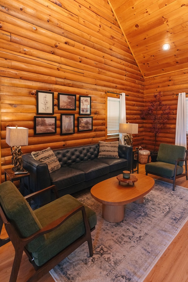 Living room with seating for 5