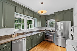 Fully equipped modern kitchen