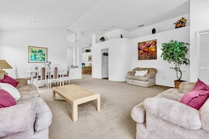 Very spacious open plan living space