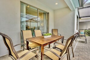 Lanai for a spot of al fresco dining