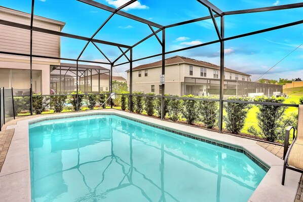 Fully enclosed, private pool