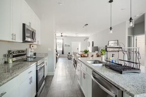 Cook ready kitchen. 