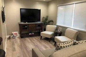 TV area next to living room