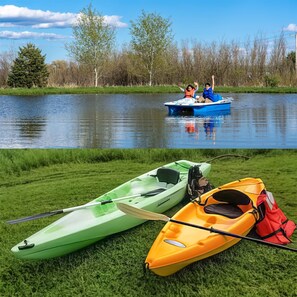 Enjoy Your Private And Secluded 27 ft Deep Pond (Seasonal Paddleboat And Kayaks Available For Rent)