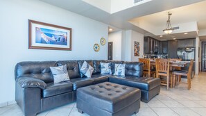 The living room