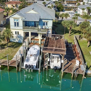 Welcome to Sandy Feet Retreat! w/ NEW Built Swimming Pool & ✔ Private Dock – Includes a boat slip, jet ski davit, and fish cleaning station—perfect for water lovers!