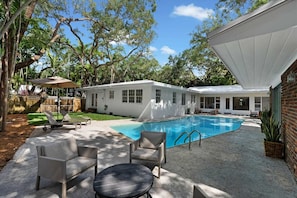 Large Fenced Patio