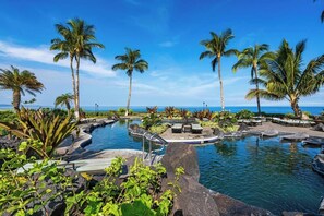 Relax poolside