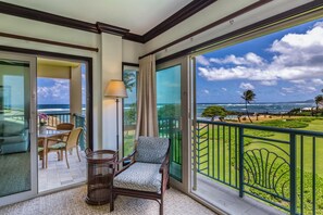 H301 Living Room Oceanfront View