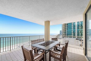 Large corner unit with spacious private balcony