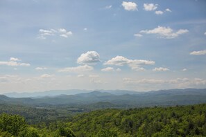 View from Heaven Sent Mountain Home