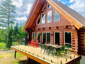 Chalet Bois Rond 10 | Cozy, Hot tub, River view (126)