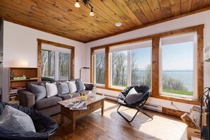 Wake to breathtaking lake views. Nature's embrace.