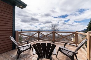Breathe in the fresh mountain air from your balcony.