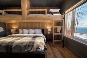 Sun-drenched sleeps await in this fun multi-level room!