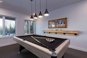 Game night? Challenge accepted! Pool table awaits.