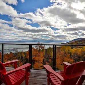 Soak up glorious sun and views from your deck!