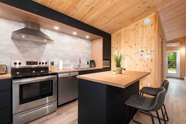 Whip up treats in this bright kitchen!