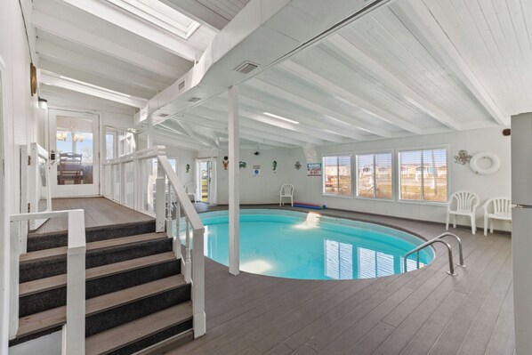 Private, heated, indoor pool