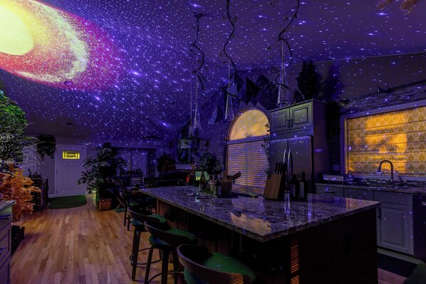 Living Room Stars and Moon