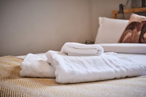 Fresh towels and linens
