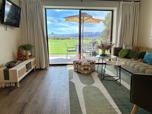 Time to stay and play. Voted best stay in all of Queens Bay! 