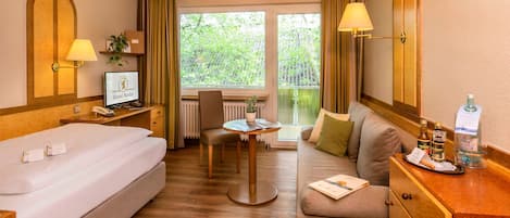 Komfort Einzelzimmer mit Balkon Nordseite