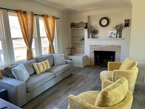 Living Room, plenty of seating for all. There is also a smart tv in this room.