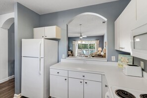 View of Condo from Kitchen