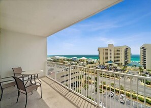 Private balcony with views of the gulf