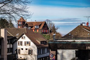 Blick vom Balkon