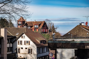 Blick vom Balkon