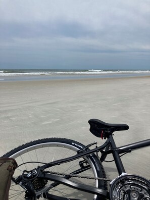 Can drive and bike ride on this awesome beach!