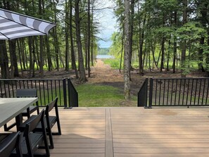View from Deck / Path to Lake Bellaire