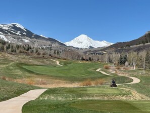 Gorgeous View of Mt. Daly from back of building