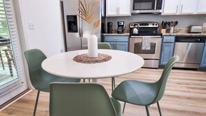 Eat-In kitchen plus extra seating at bar
