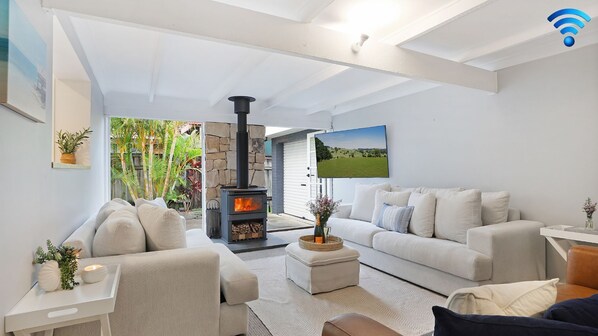 Shellhaven | Living Room | Fireplace | Designer Decor