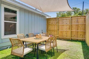 House Exterior | Fenced Yard | Dining Area | Grill