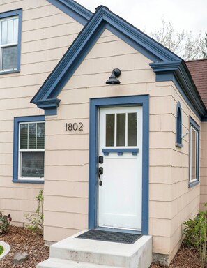 Front door.