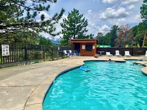 There is a seasonal shared Swimming Pool managed by the Wonderview HOA.
