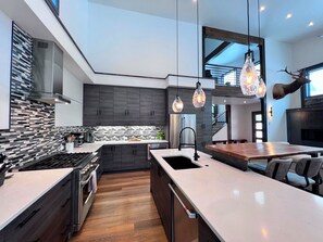 Make yourself at home in our gorgeous gourmet kitchen with everything you will need to create a family feast.