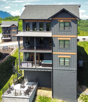 3 Decks to enjoy the view in the Smoky Mountains!