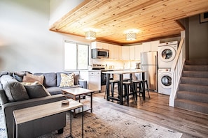 Open plan living area