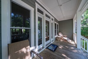 A welcoming front porch