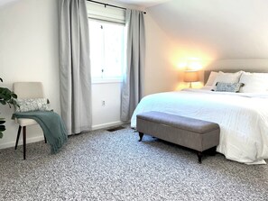 Spread out in our spacious king-sized master suite.